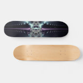 Abstrakt Art Blue Star Skateboard (Horizontal)