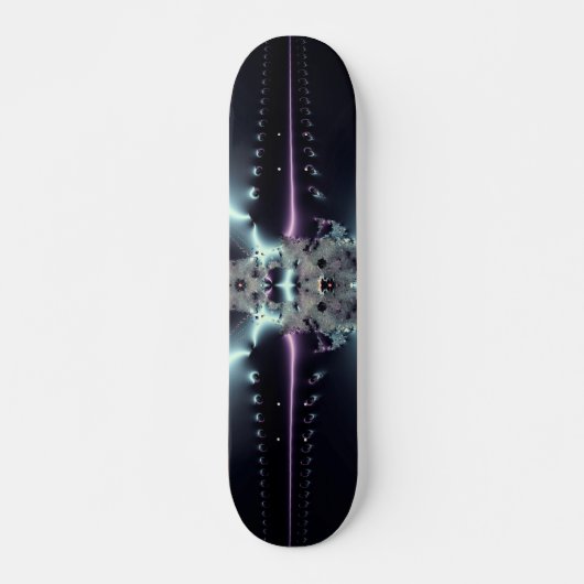 Abstrakt Art Blue Star Skateboard (Vorne)