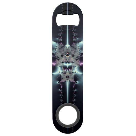 Abstrakt Art Blue Star Speed Flaschenöffner (Vorderseite)