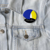 Abstrakt Art Blue Yellow Button (Beispiel)