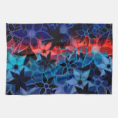 Abstrakt Art Blume Muster #2 Handtuch (Horizontal)