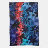 Abstrakt Art Blume Muster #2 Handtuch (Vertikal)