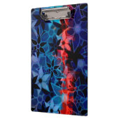 Abstrakt Art Blume Muster #2 Klemmbrett (Links)