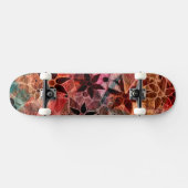 Abstrakt Art Blume Muster 3 Skateboard (Horizontal)