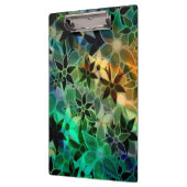 Abstrakt Art Blume Muster Klemmbrett (Links)