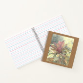 Abstrakt Art Botanischer Garten Wasserfarbe Bush G Notizblock (Innenseite)