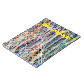 Abstrakt Art Bouncing Ideenjournal Notizblock (Linke Seite)