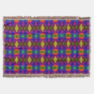 Abstrakt Art Bright Pattern Decke