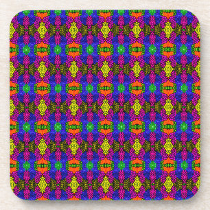 Abstrakt Art Bright Pattern Getränkeuntersetzer