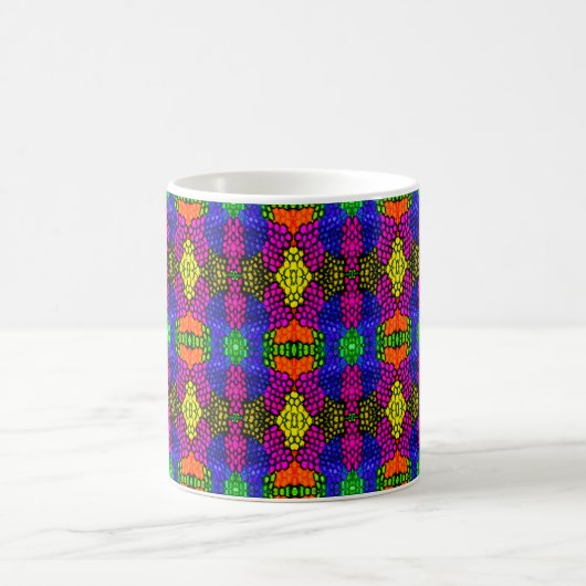Abstrakt Art Bright Pattern Kaffeetasse (Mittel)