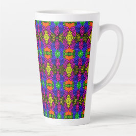 Abstrakt Art Bright Pattern Milchtasse