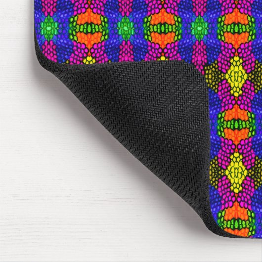 Abstrakt Art Bright Pattern Mousepad (Ecke)