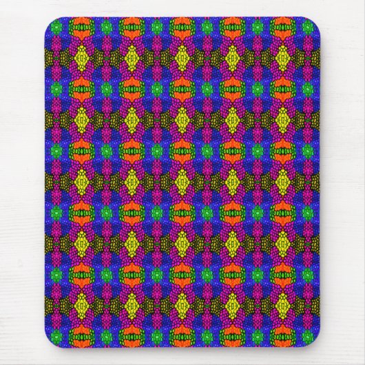 Abstrakt Art Bright Pattern Mousepad (Vorne)