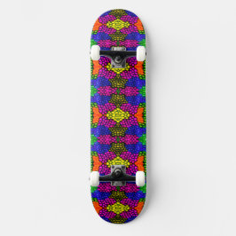 Abstrakt Art Bright Pattern Skateboard