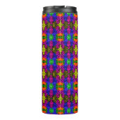 Abstrakt Art Bright Pattern Thermosbecher (Rückseite)