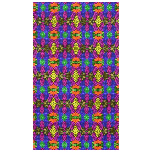 Abstrakt Art Bright Pattern Tischdecke (Vorderseite)