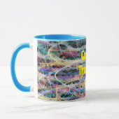 Abstrakt Art Chaos Cure Kaffee Tasse Cup (Links)