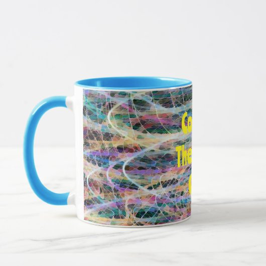 Abstrakt Art Chaos Cure Kaffee Tasse Cup (Links)