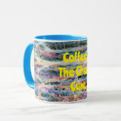 Abstrakt Art Chaos Cure Kaffee Tasse Cup (Vorderseite Links)