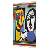 Abstrakt Art Clipboard Klemmbrett (Links)
