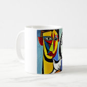 Abstrakt Art Coffee Tasse (Vorderseite Links)