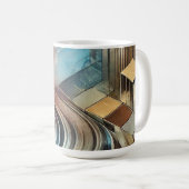 Abstrakt Art Coffee Tasse (VorderseiteRechts)