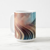 Abstrakt Art Coffee Tasse (Vorderseite Links)