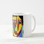 Abstrakt Art Coffee Tasse (VorderseiteRechts)