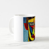 Abstrakt Art Coffee Tasse (Vorderseite Links)