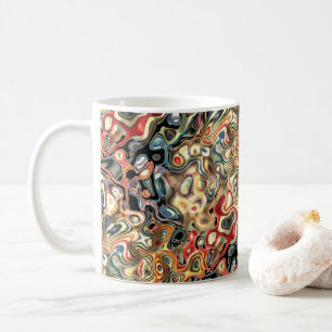 Abstrakt Art Coffee Tasse