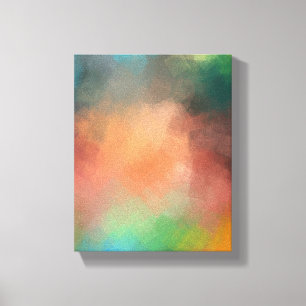 Abstrakt Art Colorado Modern Black Red Green Leinwanddruck
