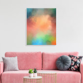 Abstrakt Art Colorary Red Blue Green Yellow Modern Leinwanddruck (Insitu (Wohnzimmer))