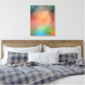 Abstrakt Art Colorary Red Blue Green Yellow Modern Leinwanddruck (Insitu (Schlafzimmer))