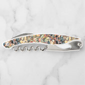 Abstrakt Art Corkschraube Kellnermesser (Rückseite)