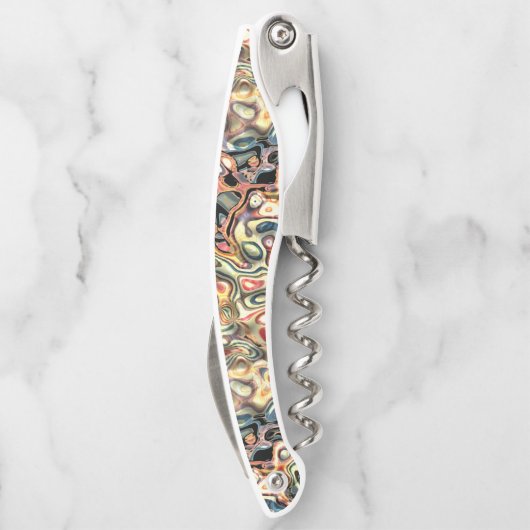 Abstrakt Art Corkschraube Kellnermesser (Rückseite)