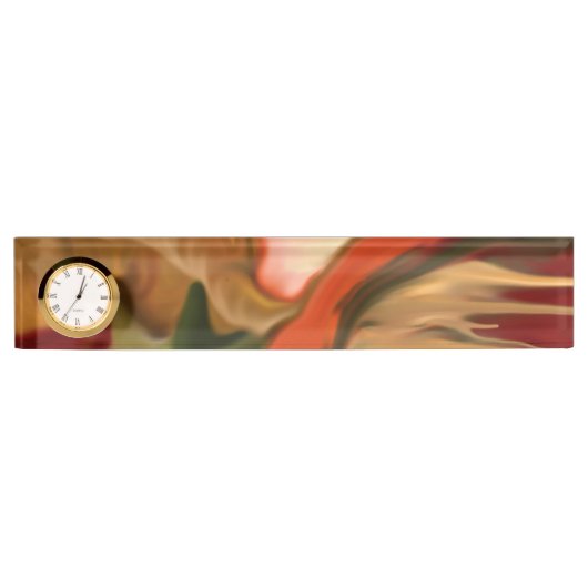 Abstrakt Art Cornucopia Namensplakette (Vorderseite)