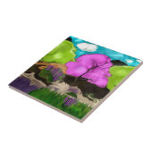 Abstrakt Art Cotton Candy Trees Fliese (Seite)