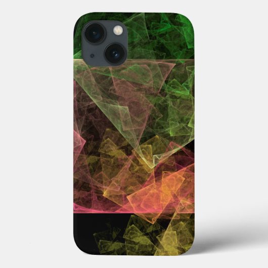 Abstrakt Art Cubic Space Case-Mate iPhone Hülle (Rückseite)