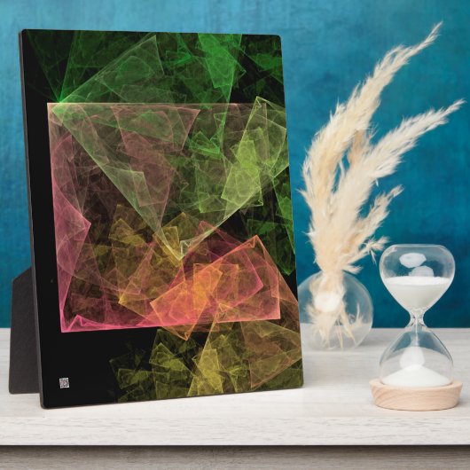 Abstrakt Art Cubic Space Fotoplatte (Seite)