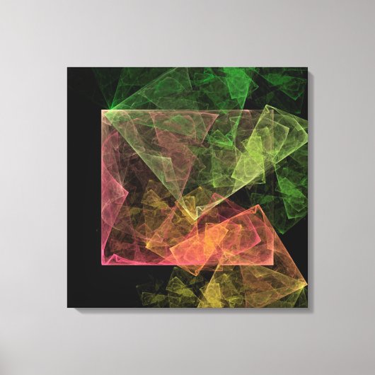 Abstrakt Art Cubic Space Leinwanddruck (Vorderseite)
