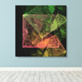 Abstrakt Art Cubic Space Leinwanddruck (Insitu (Holzboden))