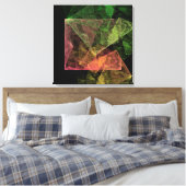 Abstrakt Art Cubic Space Leinwanddruck (Insitu (Schlafzimmer))