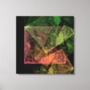 Abstrakt Art Cubic Space Leinwanddruck