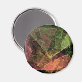 Abstrakt Art Cubic Space Magnet (Vorderseite/Rückseite)