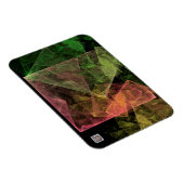 Abstrakt Art Cubic Space Magnet (Rechte Seite)