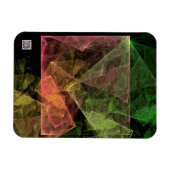 Abstrakt Art Cubic Space Magnet (Horizontal)