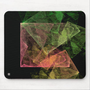 Abstrakt Art Cubic Space Mousepad