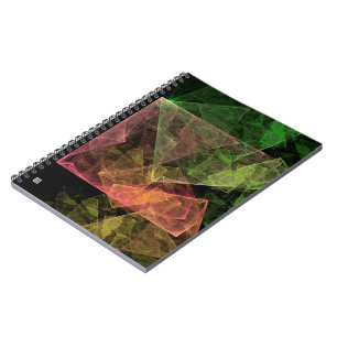 Abstrakt Art Cubic Space Notizblock