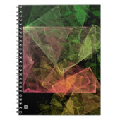 Abstrakt Art Cubic Space Notizblock (Vorderseite)