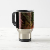 Abstrakt Art Cubic Space Reisebecher (Vorderseite Links)